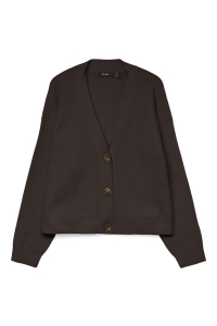 Vero Moda VMARIES LS V-NECK CARDIGAN BF chocolate torte