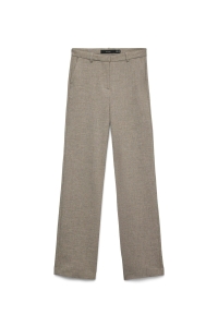 Vero Moda VMMAYA KIARA MW STRAIGHT PANT NOOS moon rock/melange