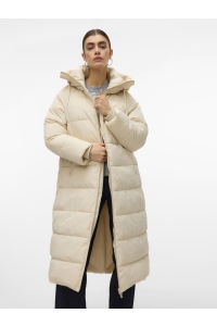 Vero Moda VMELANOR LAURIE LONG COAT WRP BOO oatmeal