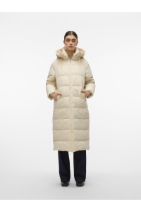 Vero Moda VMELANOR LAURIE LONG COAT WRP BOO oatmeal