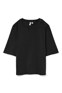 Vero Moda VMFREYA 2/4 O-NECK TOP JRS BTQ GA black