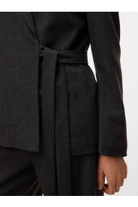 Vero Moda VMBESTIE LS LOOSE STRAP BLAZER dark grey melange/as offer sampl