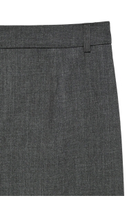 Vero Moda VMTEXAS MW STRAIGHT PANT NOOS dark grey melange