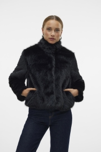 Vero Moda VMCMONROE SHORT JACKET CUR black