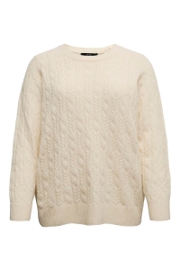 Vero Moda VMCARIES LS O-NECK CABLE PULLOVER B: birch