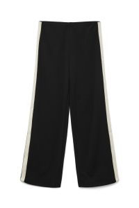 Vero Moda VMBERLIN MW WIDE PANEL PANT NOOS black/panel a1