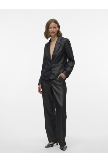 Vero Moda VMSAFINA MW STRAIGHT SHINY PANT