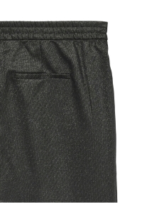 Vero Moda VMSAFINA MW STRAIGHT SHINY PANT black/silver lurex