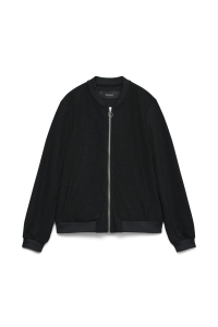Vero Moda VMBERLIN COCO LS GLITTER BOMBER NOO: black/glitter pinstripe