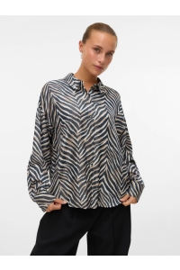 Vero Moda VMVINA SONYA LS SHIRT WVN GA black/sonya