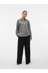 Vero Moda VMVINA SONYA LS SHIRT WVN GA black/sonya