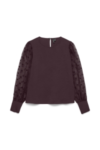 Vero Moda VMALVA DETAIL LS TOP WVN winetasting