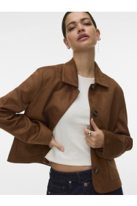 Vero Moda VMJOSE KELLY SHORT JACKET GA NOOS cognac