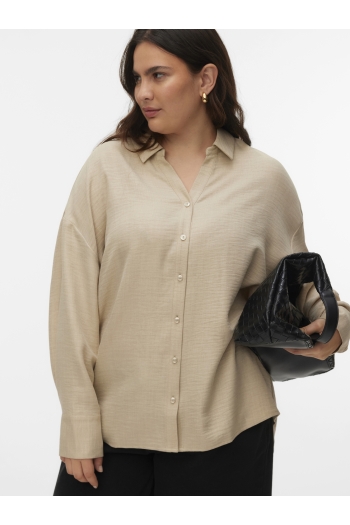 Vero Moda VMCMELANEY QUEENY LS SHIRT WVN CUR