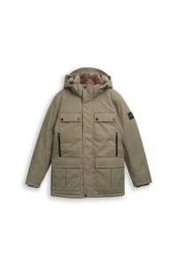 Tom Tailor Group Fieldjacket with hood olive green