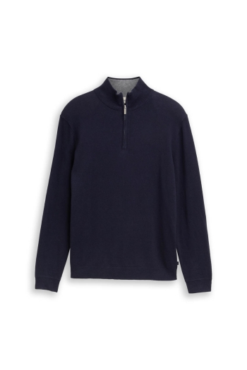 Tom Tailor Group Cotton Knitted Troyer