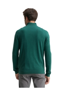 Tom Tailor Group Cotton Knitted Troyer groen