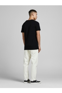 JJEBASIC V-NECK TEE S/S NOOS black