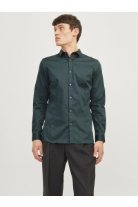 JACK%JONES PREMIUM JJPRPARMA SHIRT L/S NOOS darkest spruce/super slim