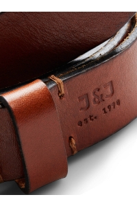 JACK&JONES ORIGINALS JACLEE LEATHER BELT NOOS mocha bisque