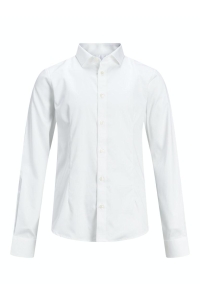 jack en jones boys JPRPARMA SHIRT L/S NOOS JNR white