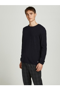 JJEHILL KNIT CREW NECK NOOS black