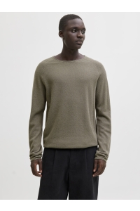 JJEHILL KNIT CREW NECK NOOS vetiver