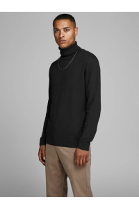 JJEEMIL KNIT ROLL NECK NOOS black