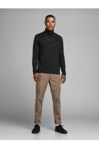 JJEEMIL KNIT ROLL NECK NOOS black