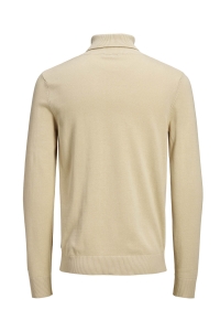 JJEEMIL KNIT ROLL NECK NOOS oatmeal/melange