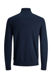 JJEEMIL KNIT ROLL NECK NOOS navy blazer