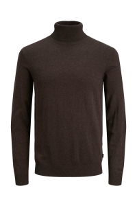 JJEEMIL KNIT ROLL NECK NOOS mulch/twist