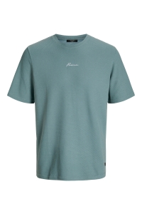 JACK%JONES PREMIUM JPRBLAFRANCO SS TEE CREW NECK LN stormy sea