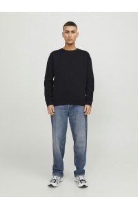 JJESTAR BASIC SWEAT CREW NECK NOOS black