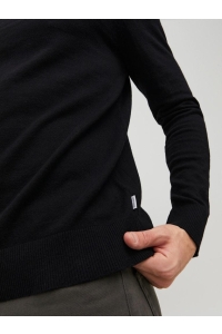 JJEEMIL KNIT CREW NECK NOOS black