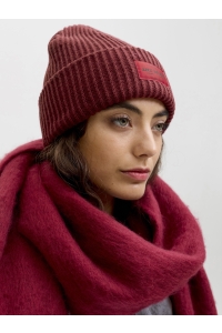 JACK&JONES ORIGINALS JXOTHELIA KNIT BEANIE ACC SN cabernet
