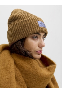 JACK&JONES ORIGINALS JXOTHELIA KNIT BEANIE ACC SN rubber
