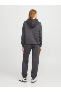 JACK&JONES ORIGINALS JXABBIE RLX LS EVERY HOOD SWT NOOS dark grey melange/white jjxx log