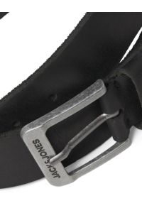 Jack and Jones JACROCK LEATHER BELT NOOS black