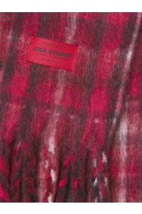 JACK&JONES ORIGINALS JXLESLIE SCARF ACC SN barberry/w. carbernet/violet ic