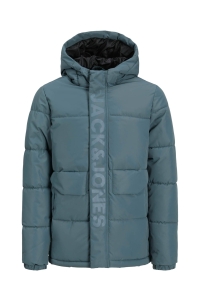 jack en jones boys JCOSPEED PUFFER SN JNR stormy weather/tone in tone logo