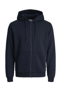 JJEBRADLEY SWEAT ZIP HOOD NOOS navy blazer
