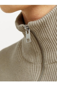 JJEPERFECT KNIT HALF ZIP SN crockery