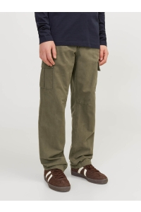 jack en jones boys JPSTKANE JJBARKLEY CARGO PANT NOOS : olive night
