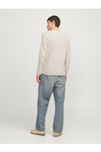 JJECOOPER KNIT CREW NECK NOOS oatmeal/melange