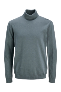 jack en jones boys JJEBASIC KNIT ROLL NECK JNR stormy weather