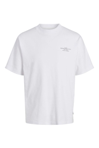 JACK%JONES PREMIUM JPRCCCHAD BRANDING SS CREW NECK TEE: bright white