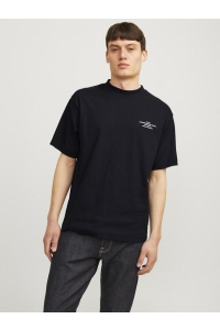 JACK%JONES PREMIUM JPRCCCHAD BRANDING SS CREW NECK TEE: black