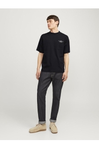 JACK%JONES PREMIUM JPRCCCHAD BRANDING SS CREW NECK TEE: black