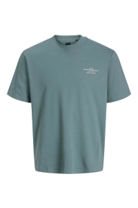 JACK%JONES PREMIUM JPRCCCHAD BRANDING SS CREW NECK TEE: goblin blue